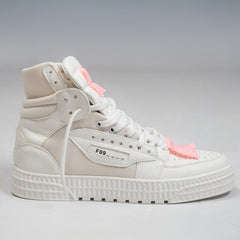 Riad High - White And Baby Pink