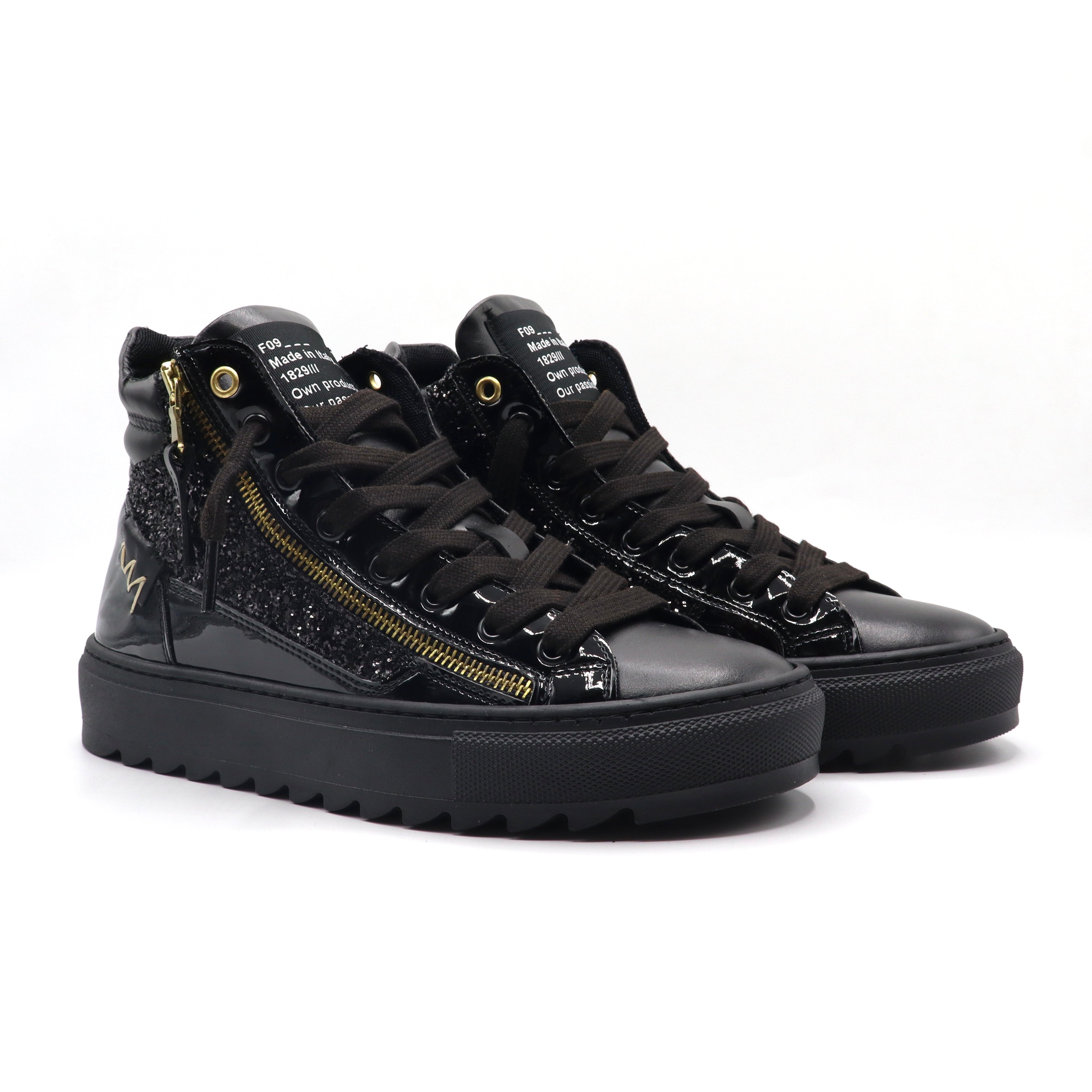 SQUALOS HIGH 2.0 shiny black