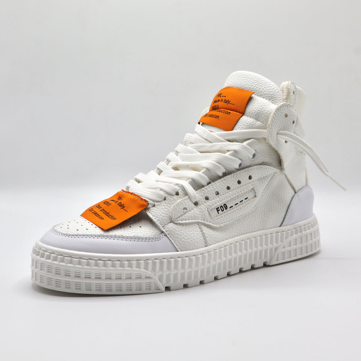Riad High - White/Orange