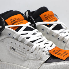 Riad High - White/Black/Orange