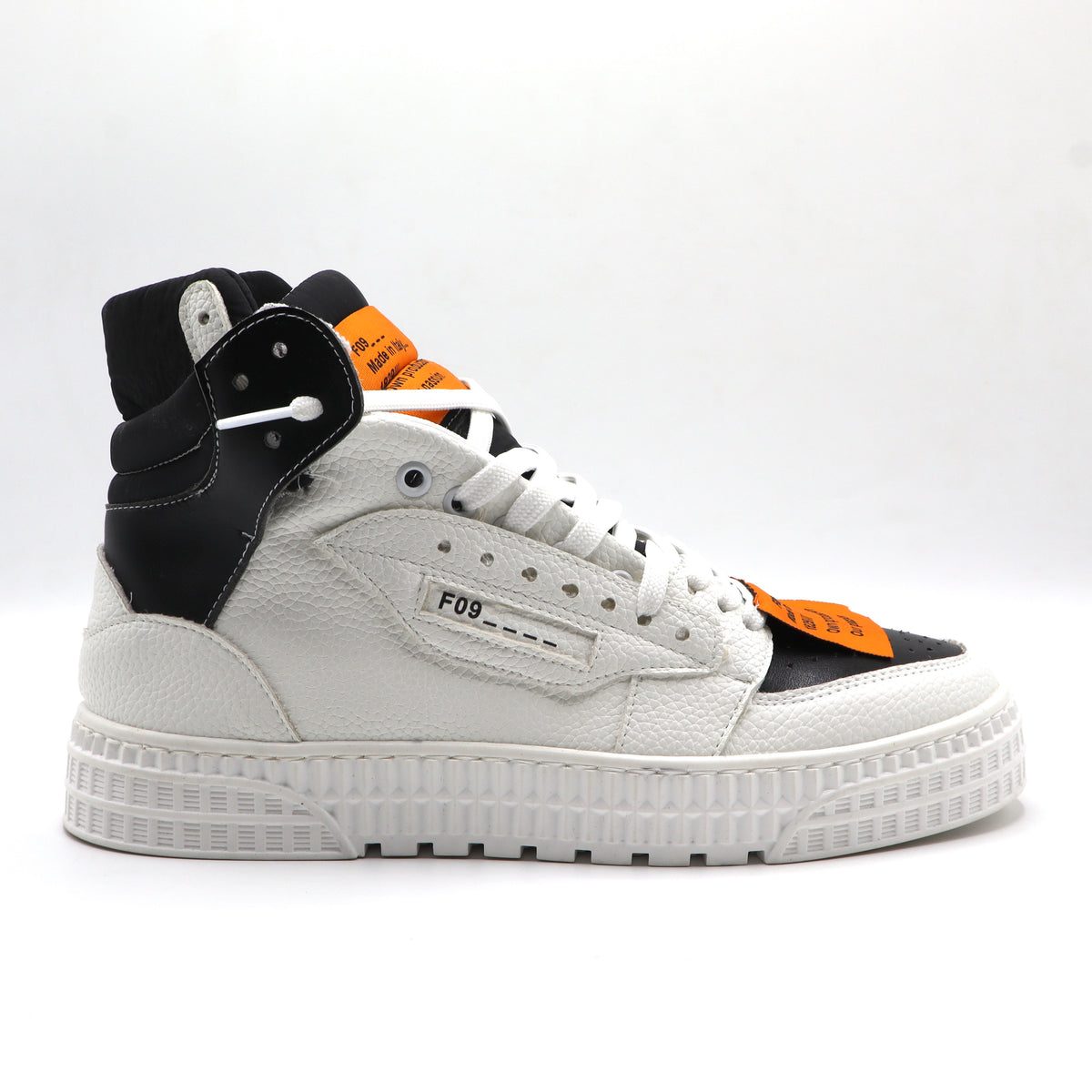 Riad High - White/Black/Orange