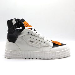 Riad High - White/Black/Orange