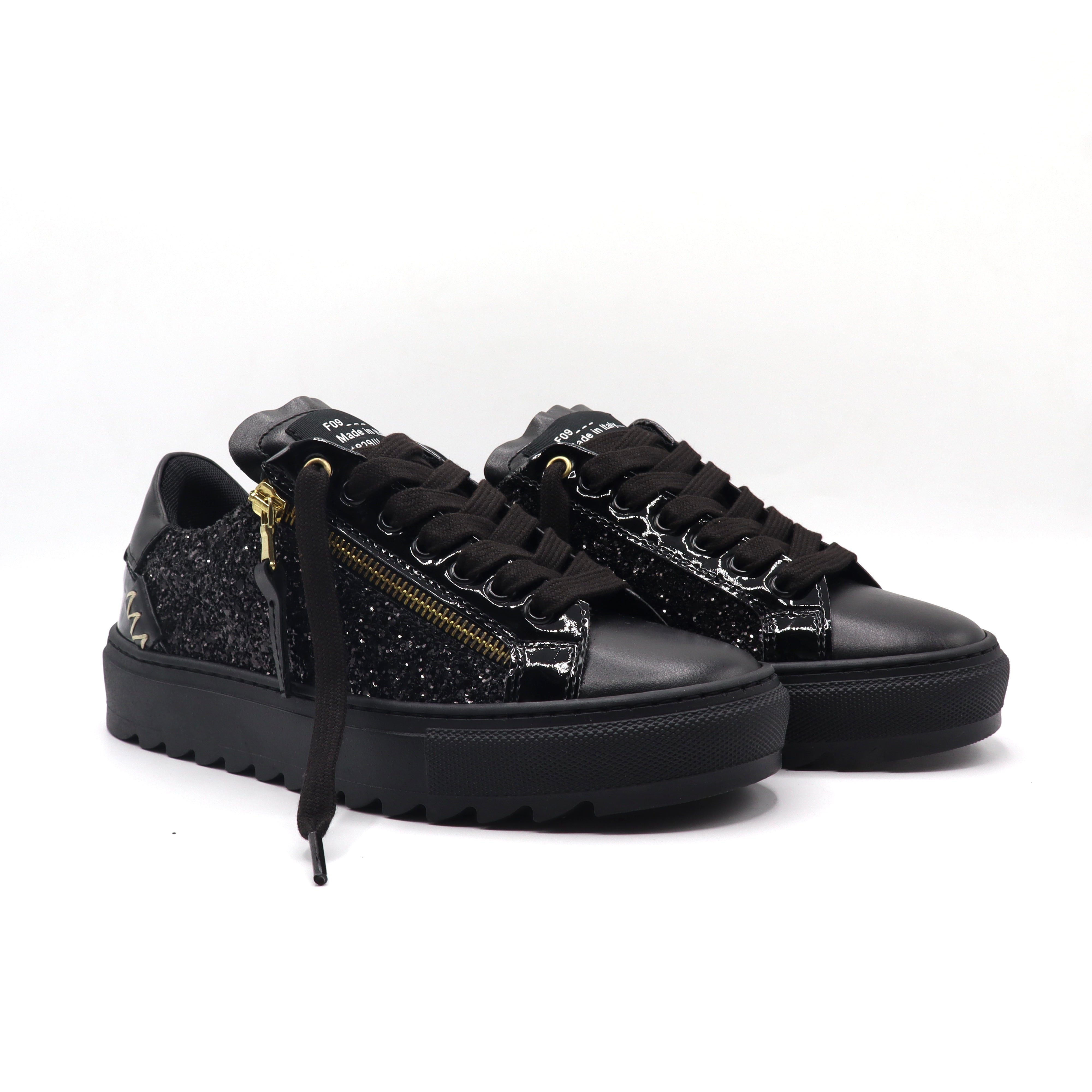 SQUALOS LOW 2.0 shiny black