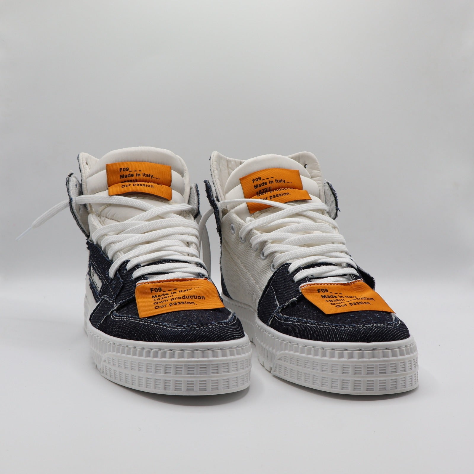 Riad High - White Orange +Jeans